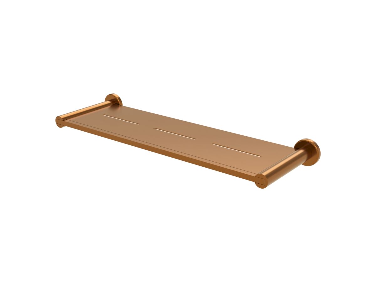Reece Mizu Drift Metal Shelf Brushed Bronze