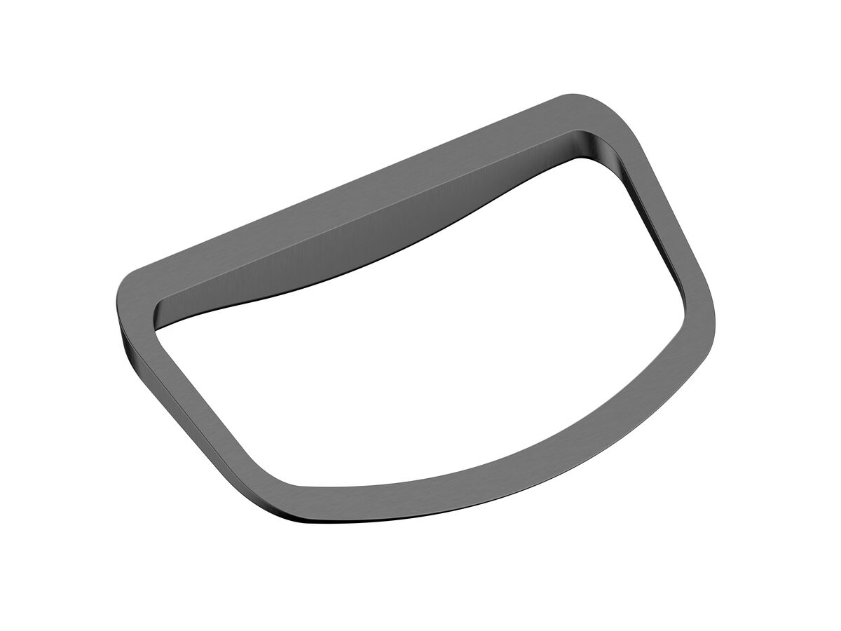 reece Mizu Silk Guest Towel Ring Brushed Gunmetal