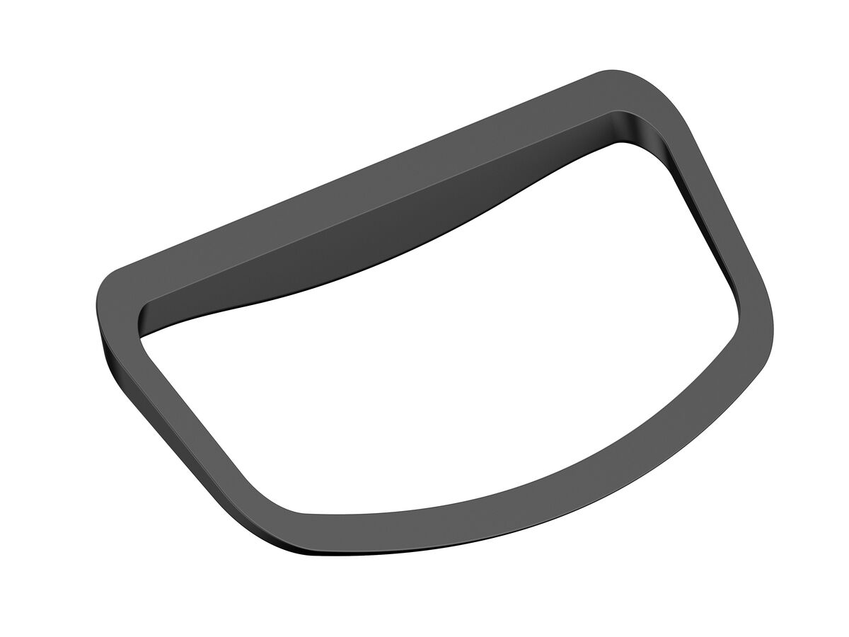 reece Mizu Silk Guest Towel Ring Matte Black