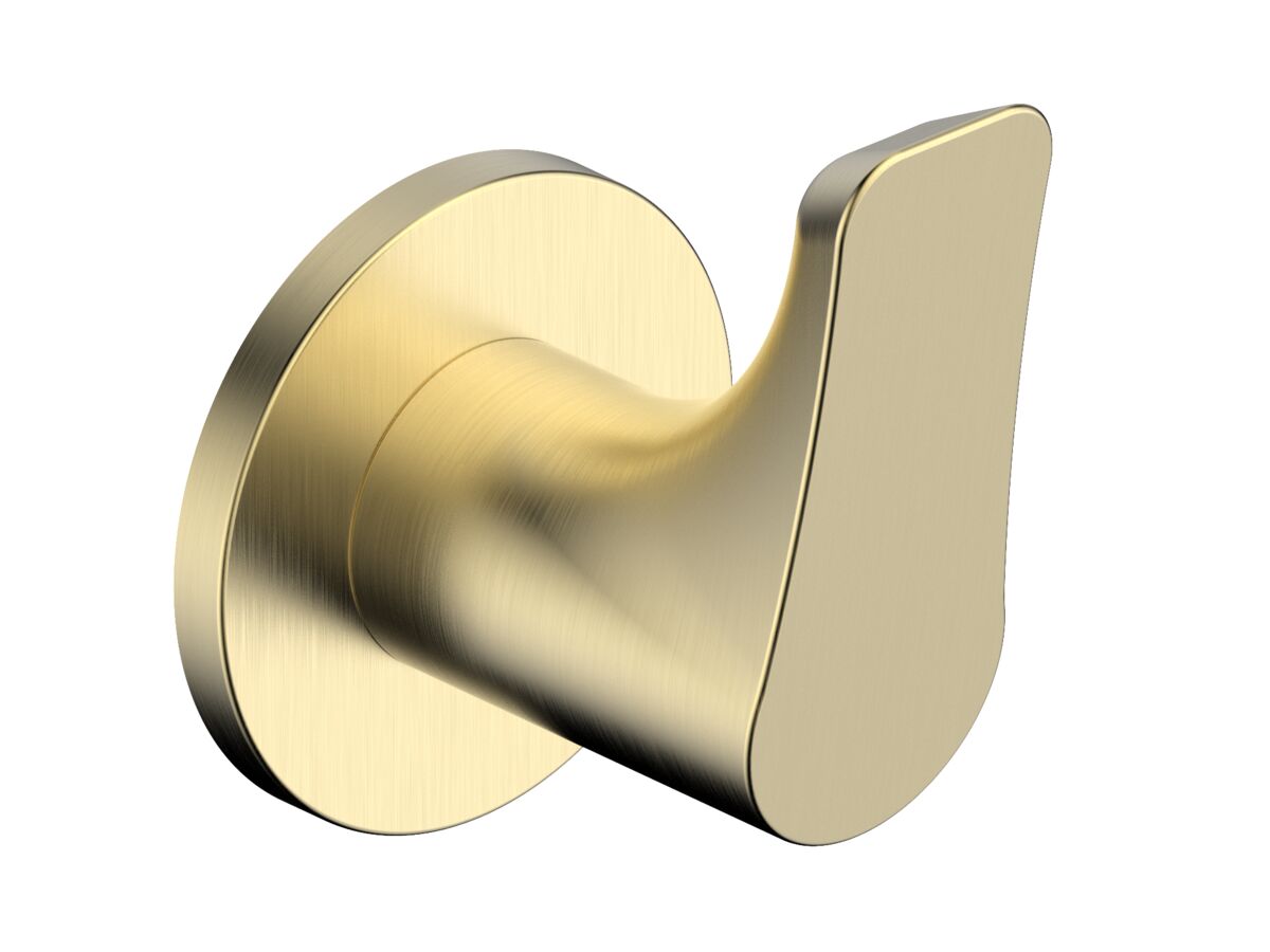 reece Mizu Silk Robe Hook Brushed Brass