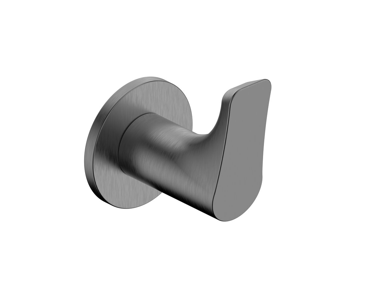 reece Mizu Silk Robe Hook Brushed Gunmetal