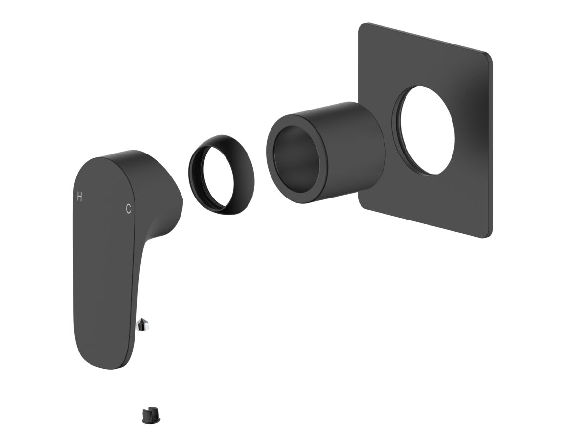 Reece Mizu Silk Shower Mixer Kit Matte Black