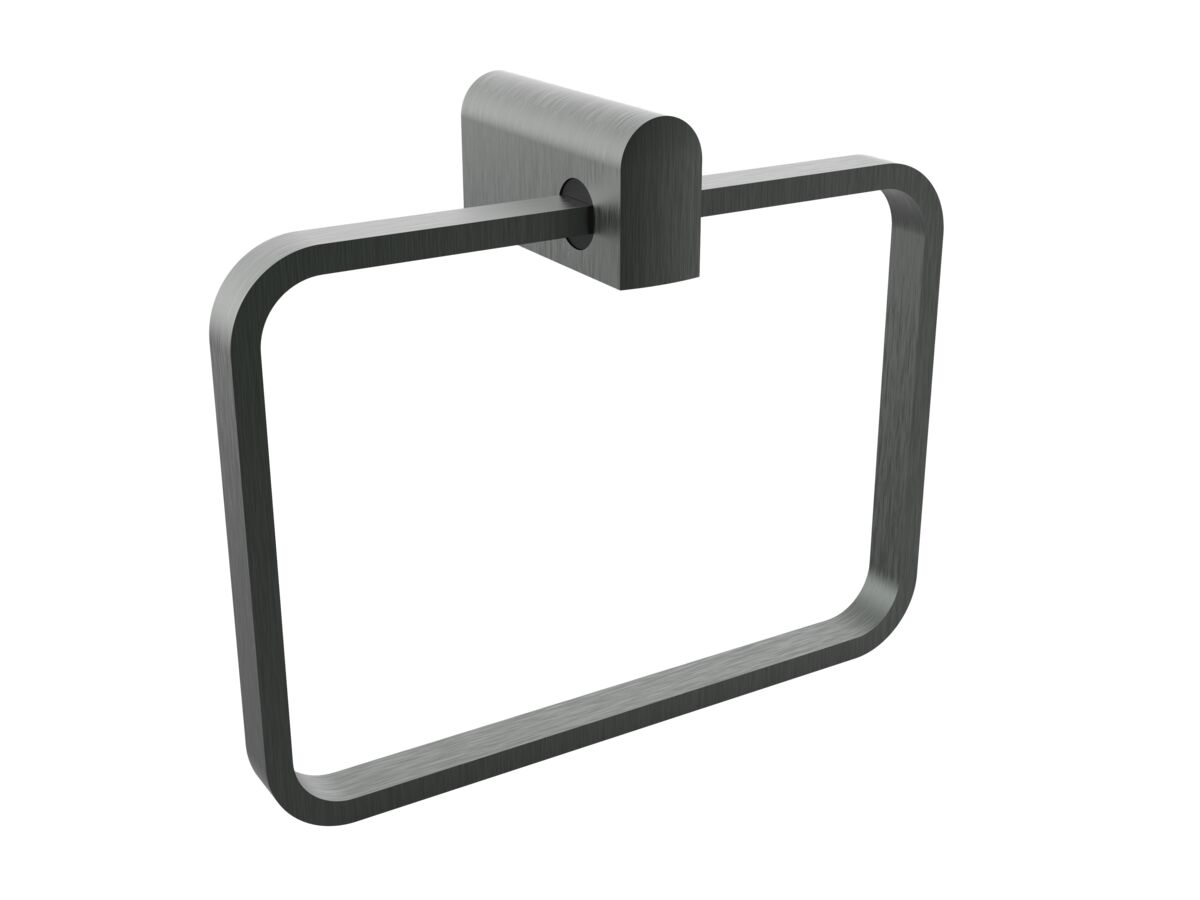 reece Mizu Soothe Towel Ring Brushed Gunmetal