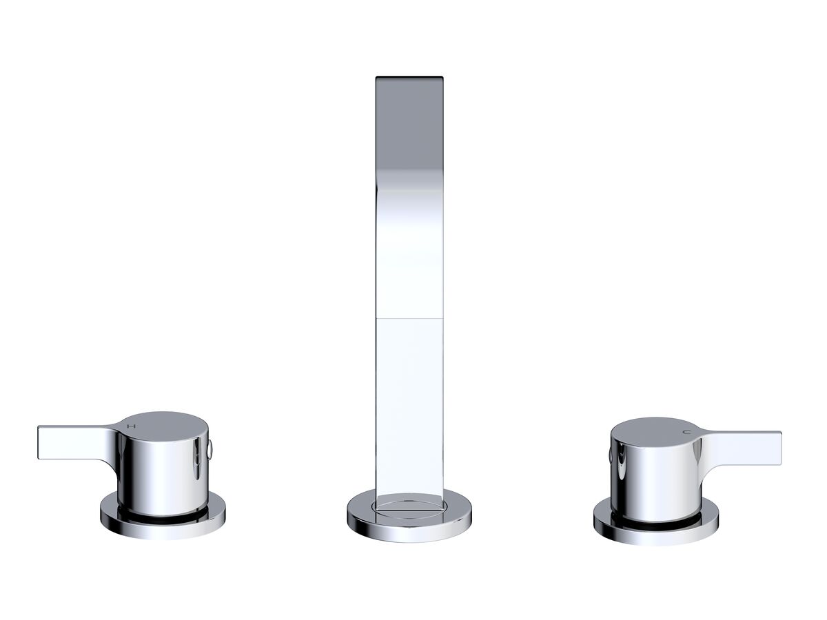Reece Mizu Stream Hob Bath / Spa Set Chrome