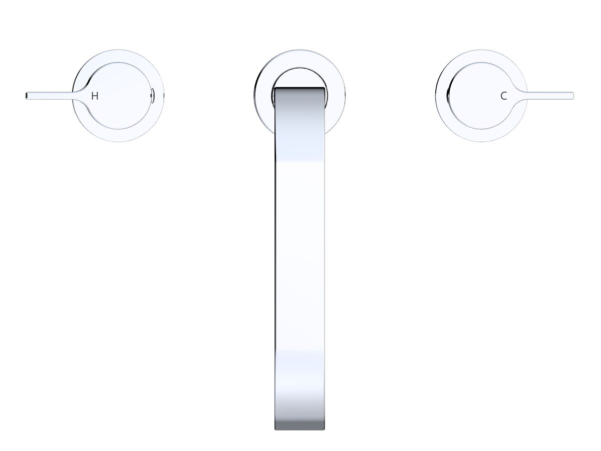 Reece Mizu Stream Hob Bath / Spa Set Chrome