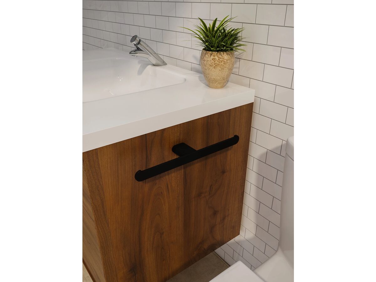 Reece Oken Double Toilet Roll Holder Matte Black