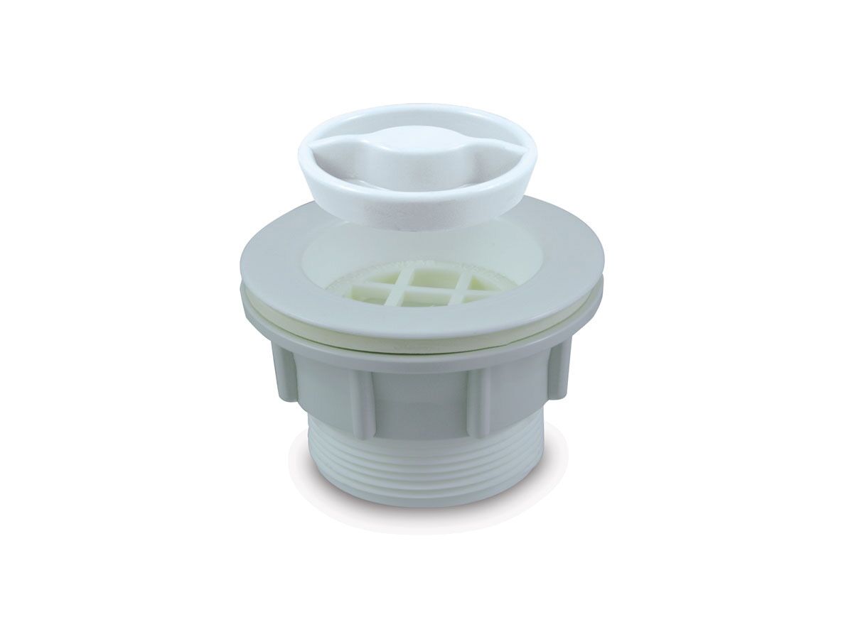 reece Plug & Waste PVC (Short Nut) 50mm White