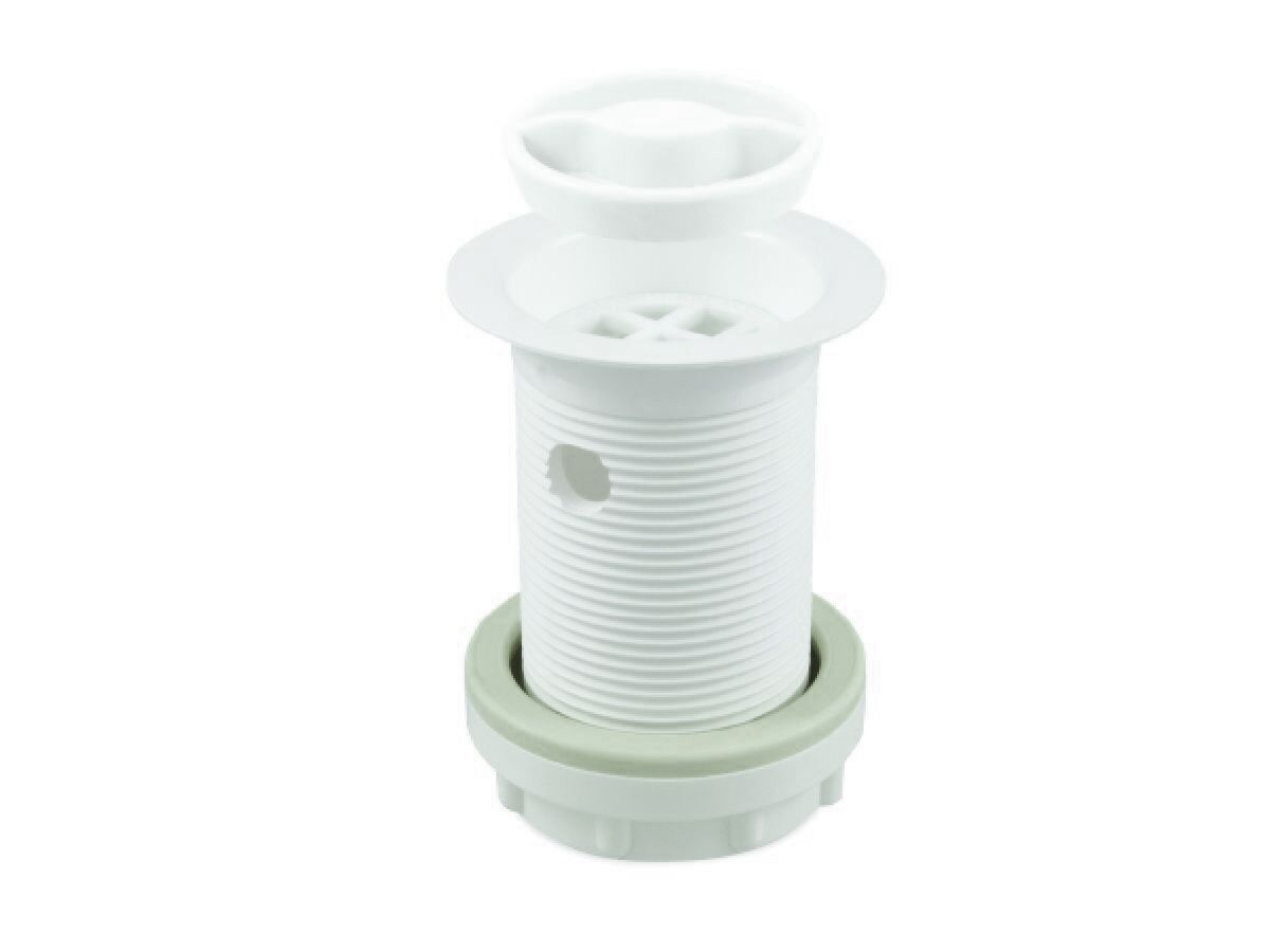 reece Plug & Waste White Asa Overflow 40mm x 90mm