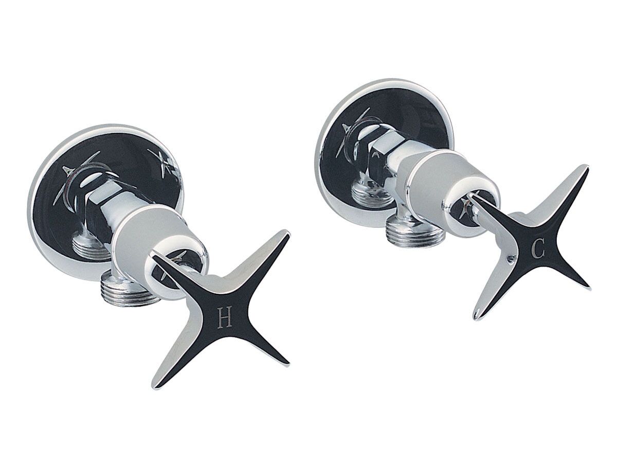 reece Porcher Quatre Washing Machine Stops Chrome