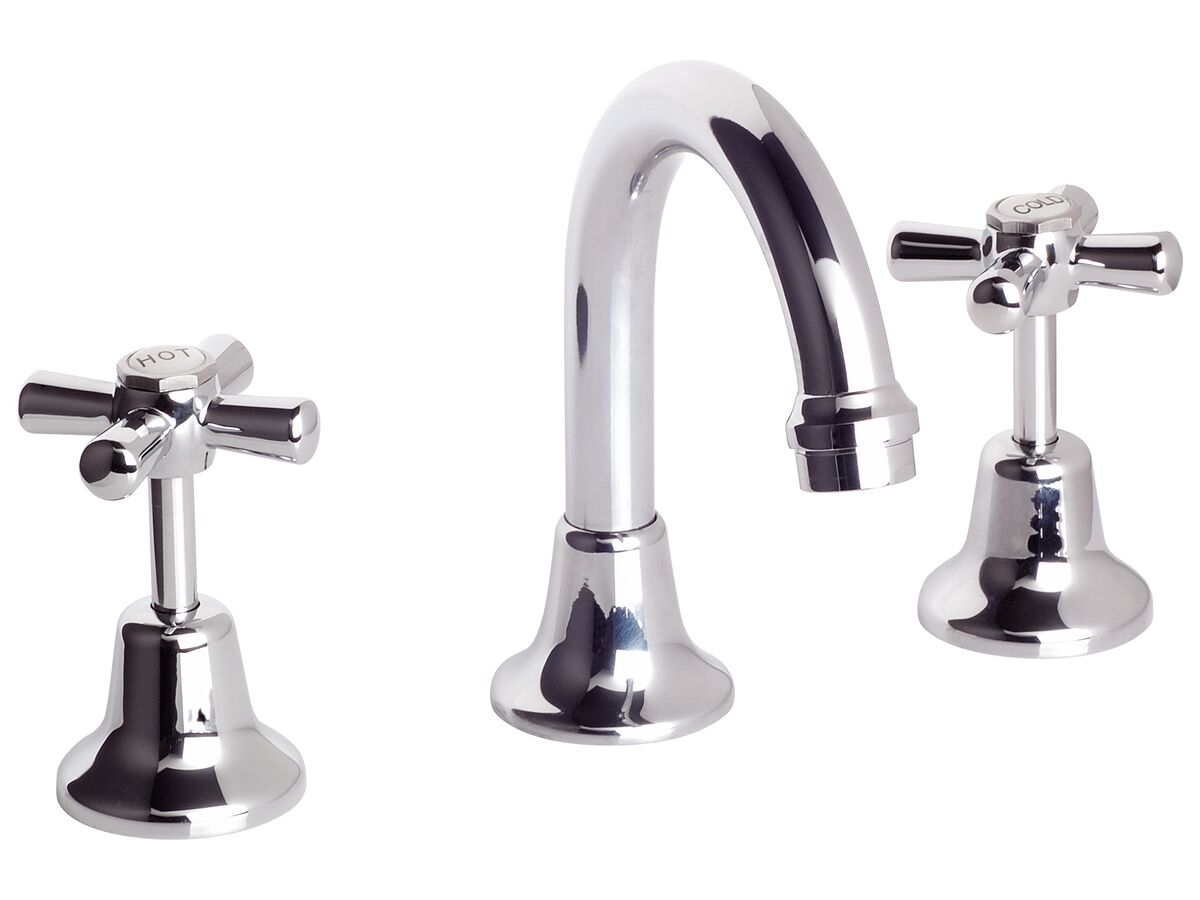 reece Posh Bristol Basin Set Swivel Chrome (4 Star)