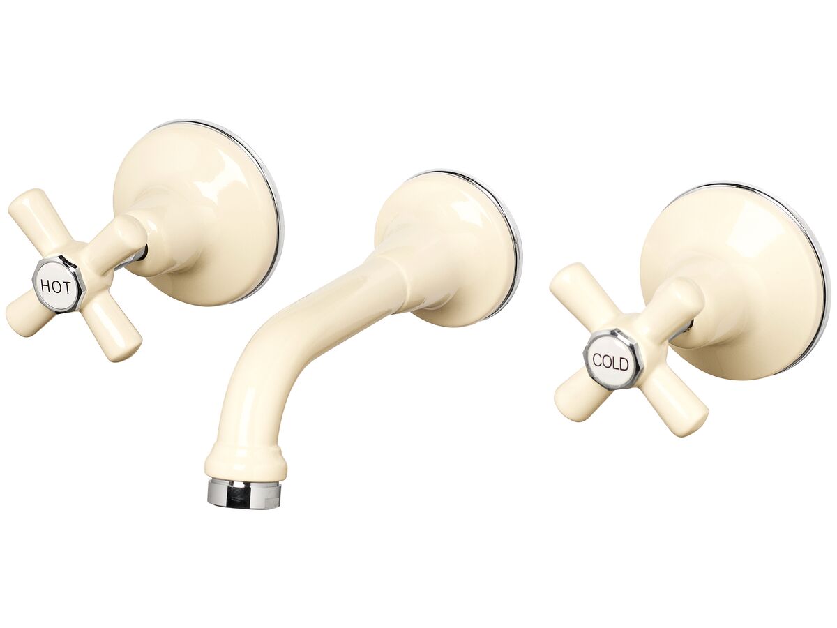 reece Posh Bristol Bath Set Ivory / Chrome