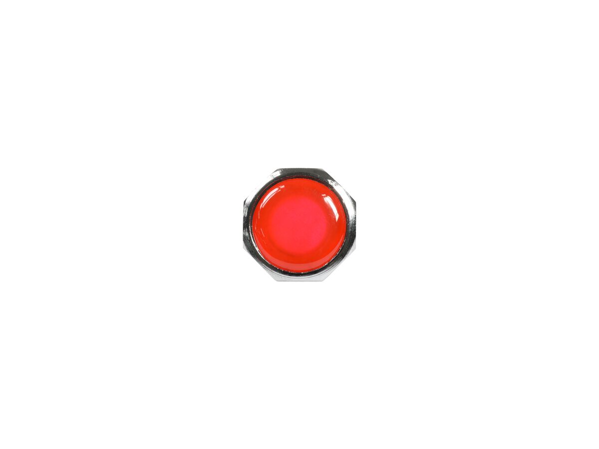 reece Posh Bristol Hot (Red) Button Chrome