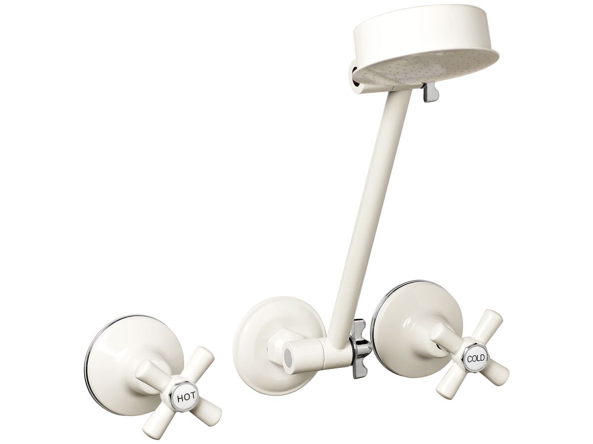 reece Posh Bristol Shower Set White / Chrome (3 Star) reece Posh Bristol Shower Set White / Chrome (3 Star)