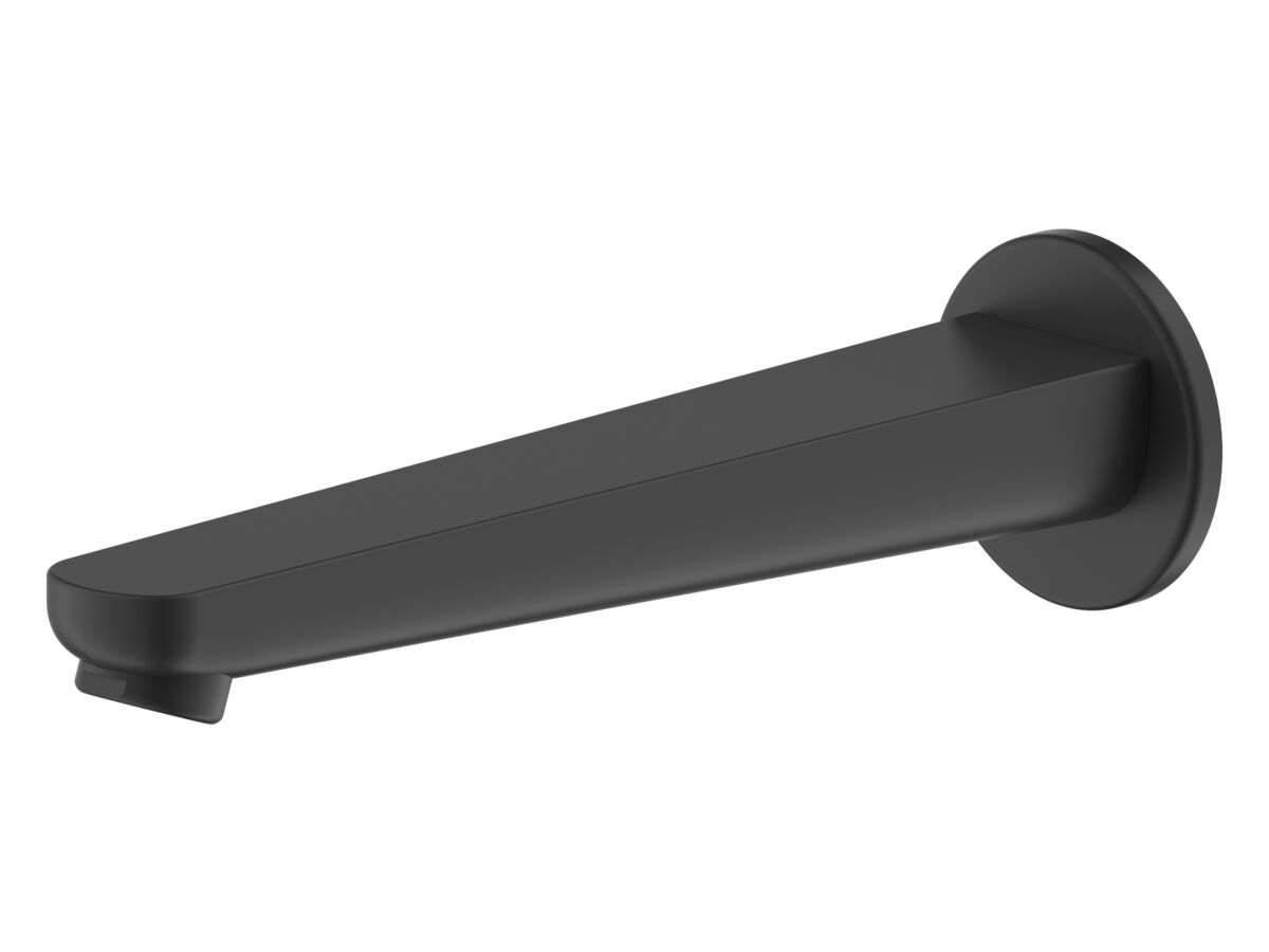 reece Posh Solus Bath Outlet 220mm Matte Black