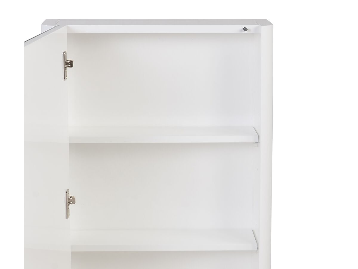 Reece Posh Solus Mirror Cabinet 1 Door 500mm White