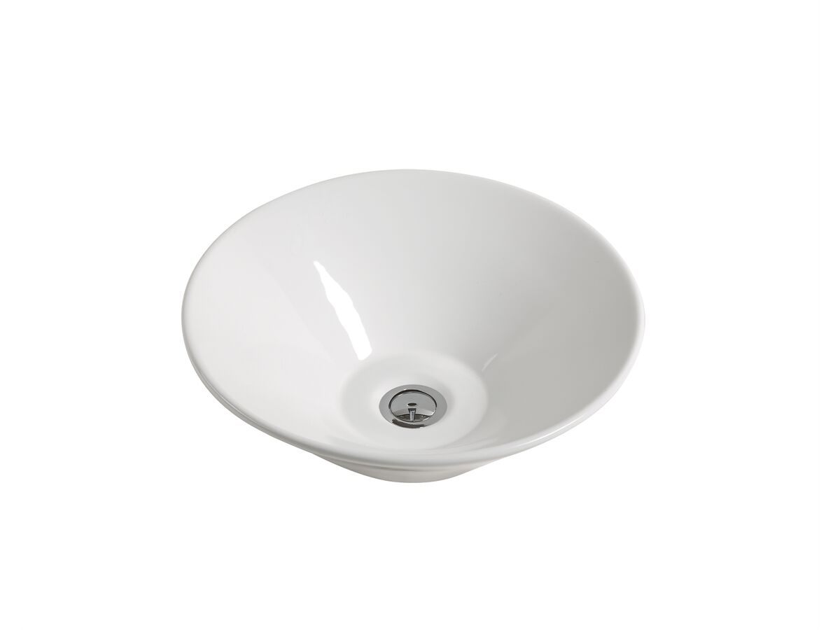 reece Posh Solus Vessel Basin 425mm White reece Posh Solus Vessel Basin 425mm White