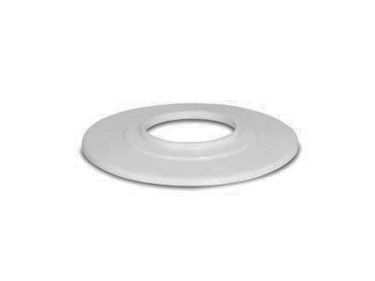 reece PVC Round Cover Plate Flange White 50mm