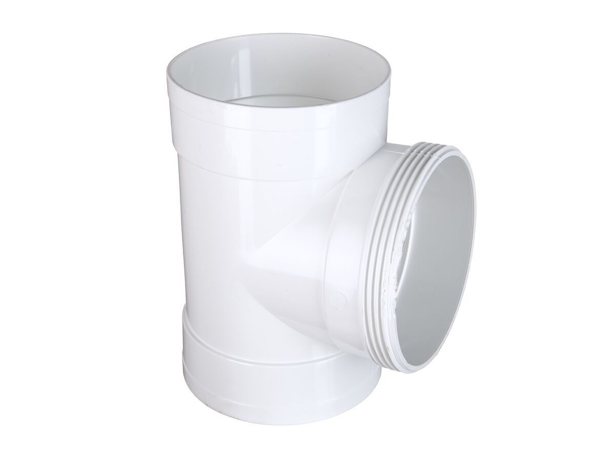 reece PVC Stormwater Tee Female & Female 90mm