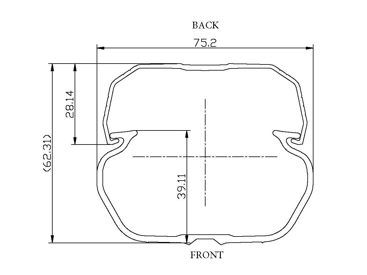 Reece Quikfit Wall Hung Duct Series RD80 2.4m