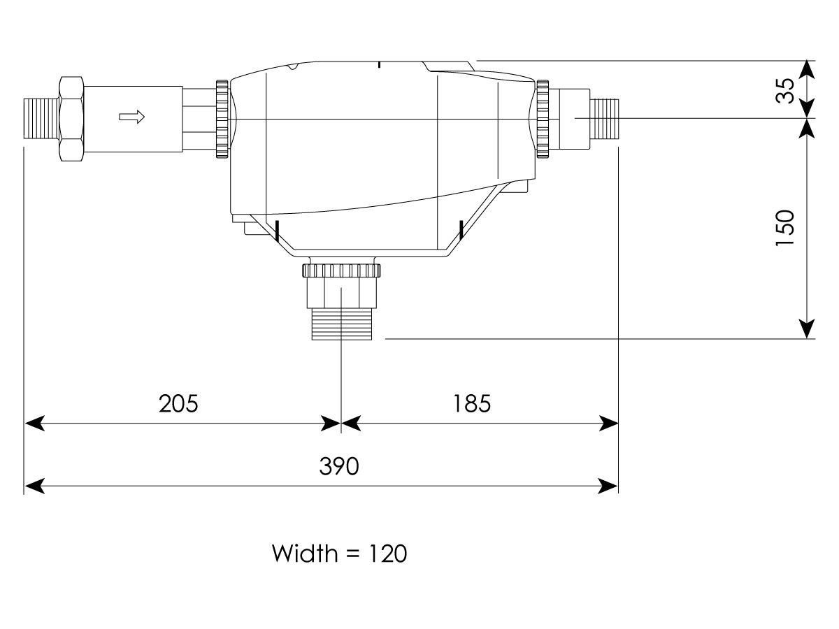 Reece Rainbank 2 KRB-1F Pump Kit - Side Entry