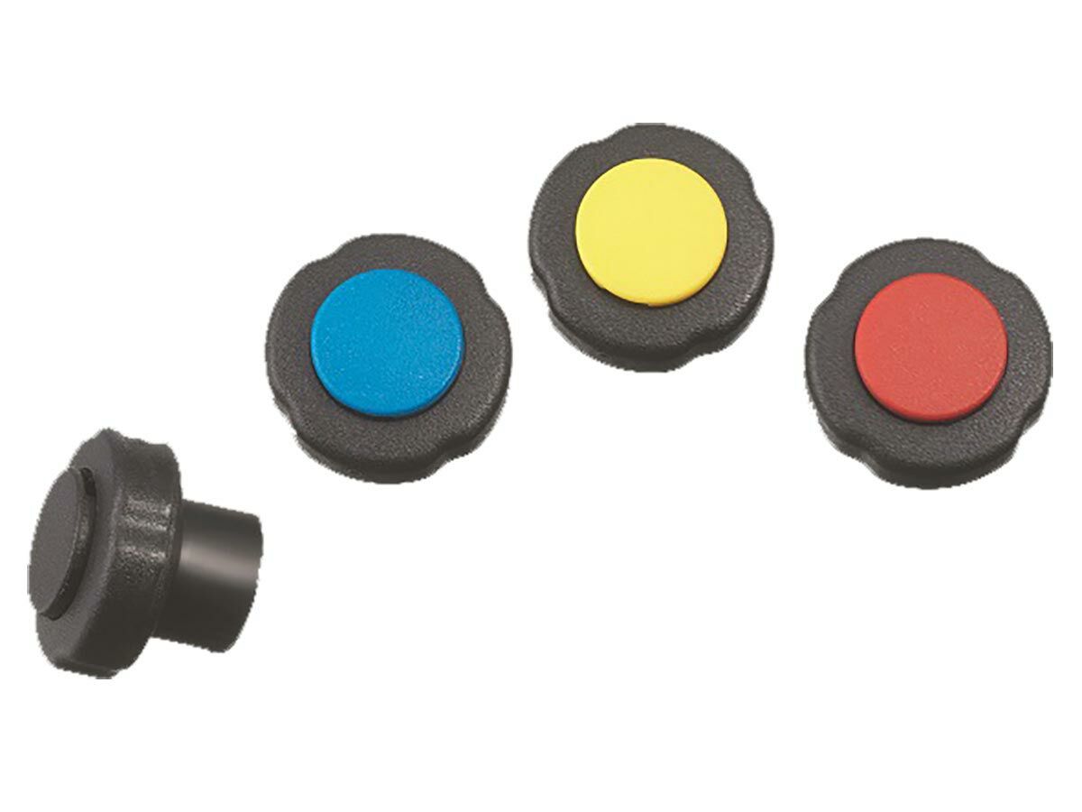reece Refco M4 Manifold Knob Set B+R+N+Y (Pkt 4)