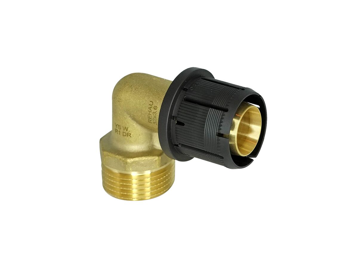 reece Rehau Edge Male Threaded Elbow 16mm x R 1/2"