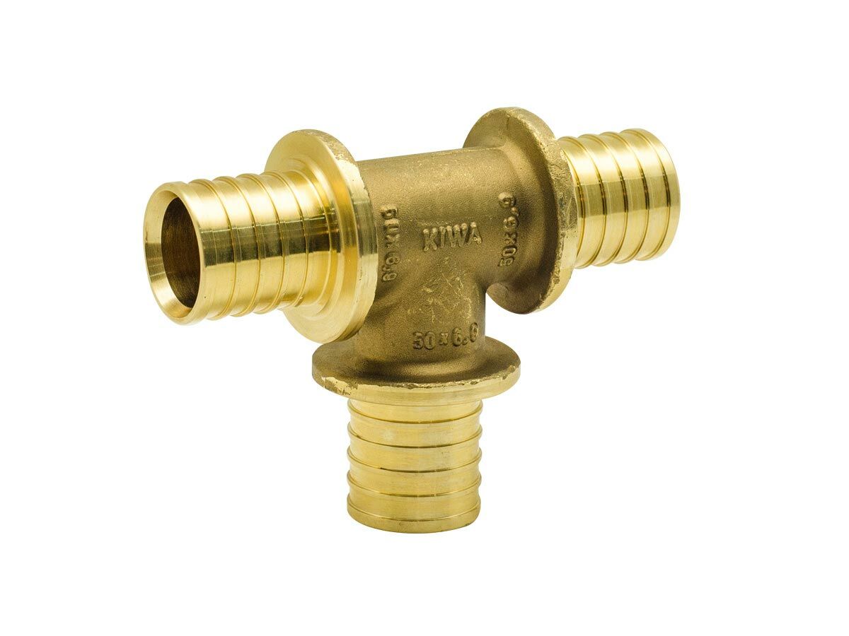 reece Rehau Rautitan No.24 Brass Equal Tee 50mm