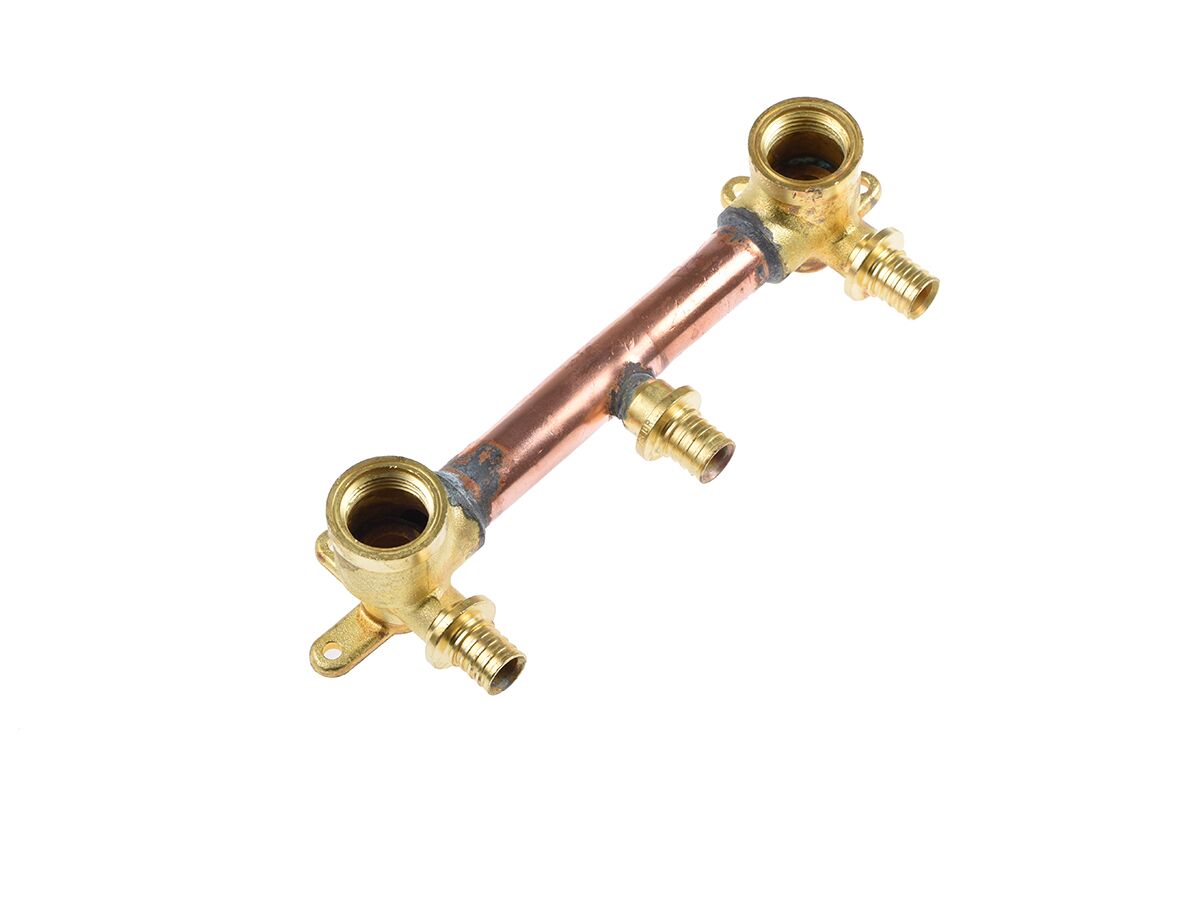 reece Rehau Rautitan Shower Breech Barbs Up 6"