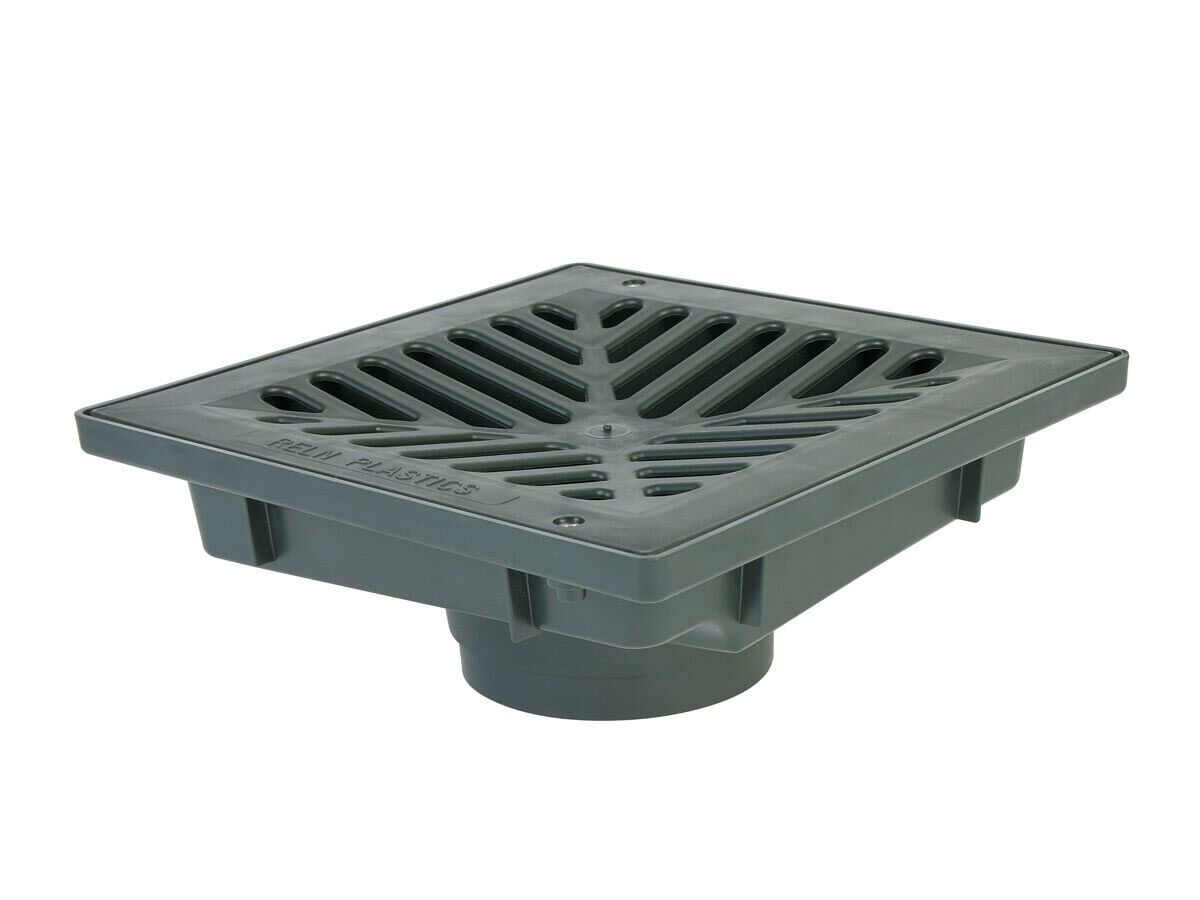 Reece Reln Uni-Pit With Black Plastic Grate