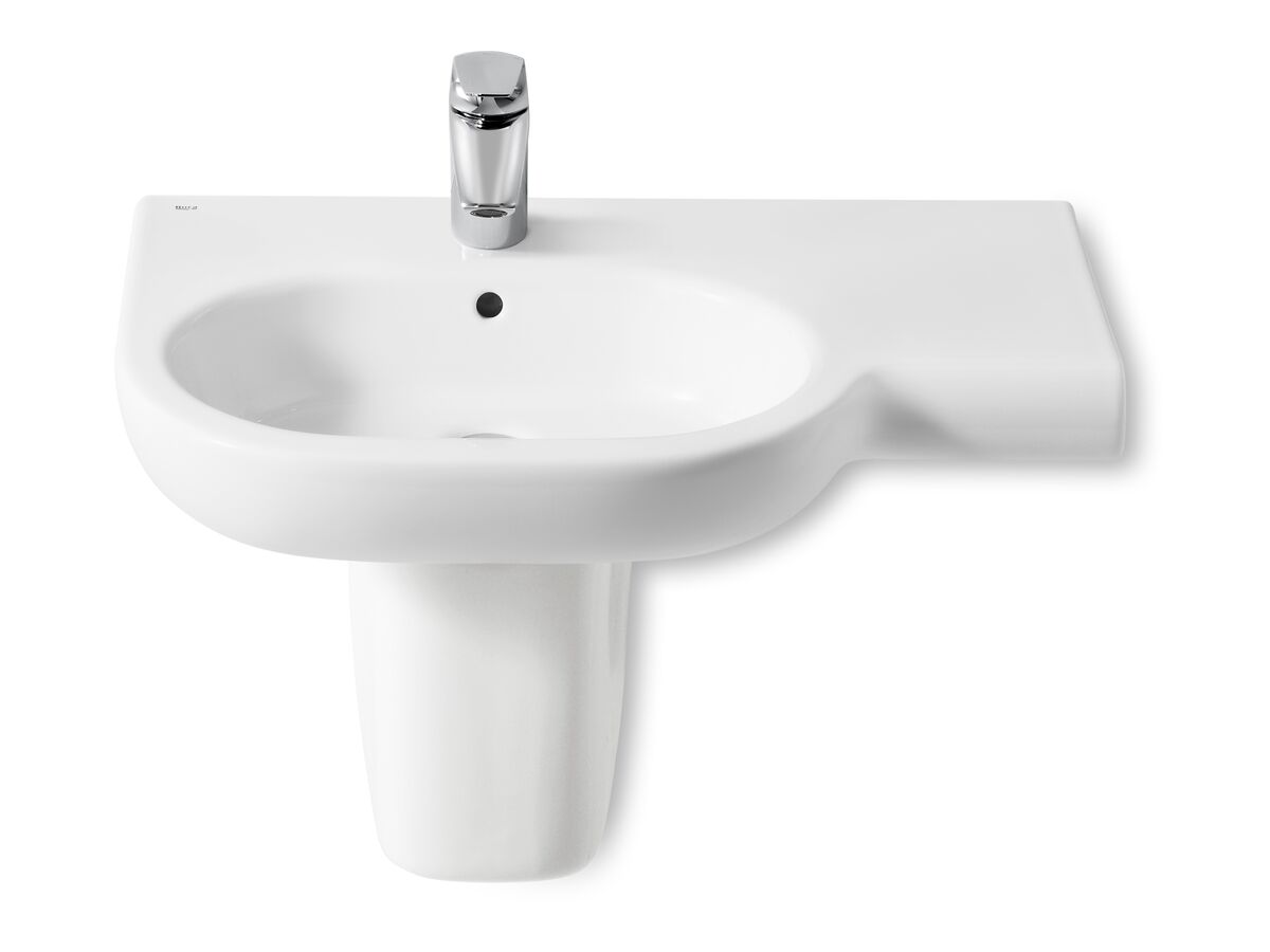 Reece Roca Meridian Semi Pedestal White