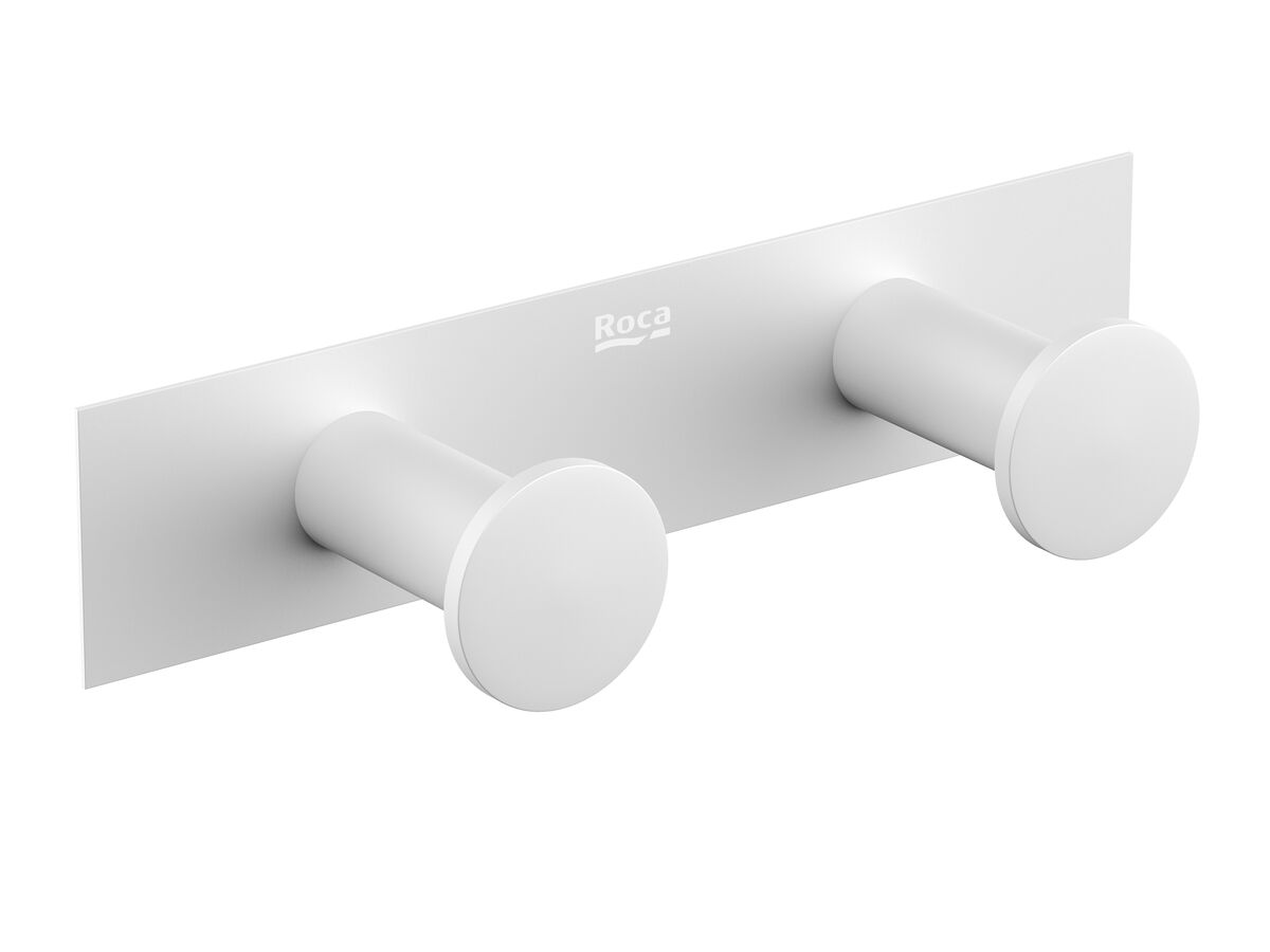 reece Roca Ona Double Robe Hook Matte White