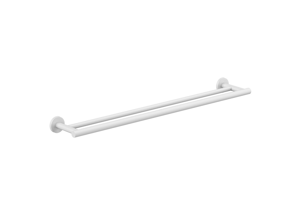 reece Roca Ona Double Towel Rail 800mm Matte White