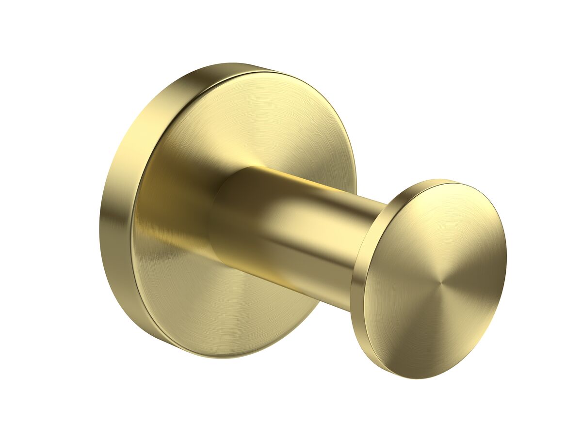 reece Roca Ona Robe Hook Brushed Brass