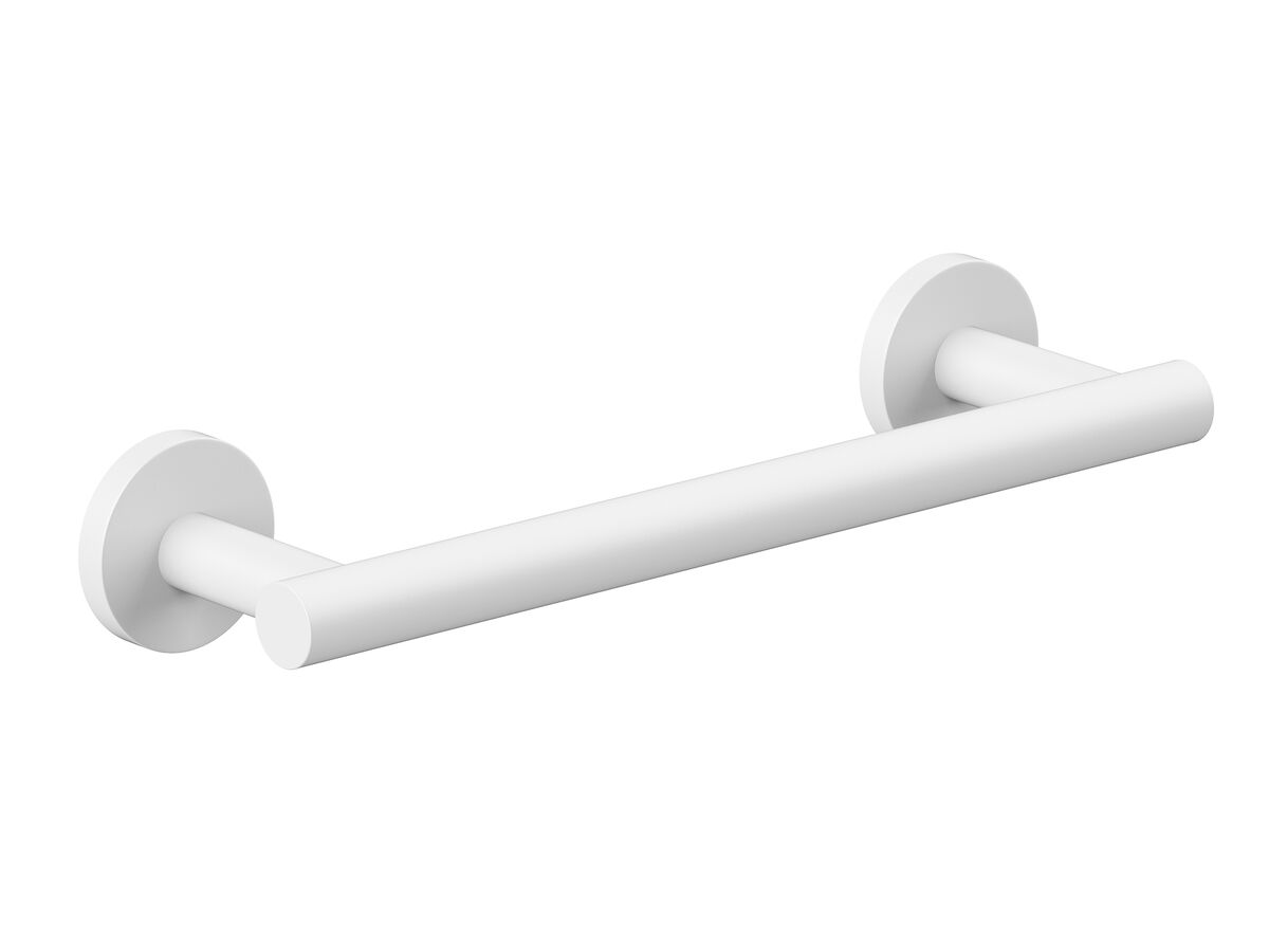 reece Roca Ona Single Towel Rail 300mm Matte White