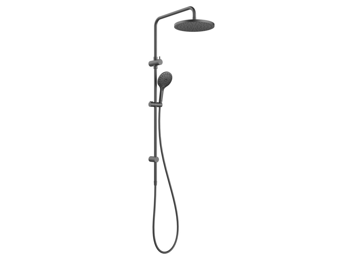 reece Roca Ona Twin Rail Shower Matte Black (3 Star)