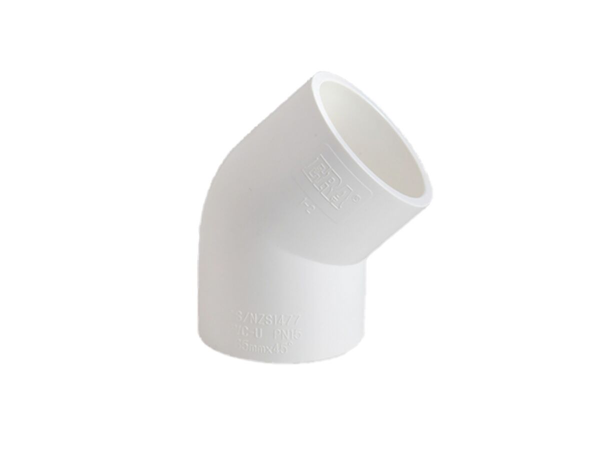 reece Schedule 40 No10 PVC 45 Degree Elbow 40mm