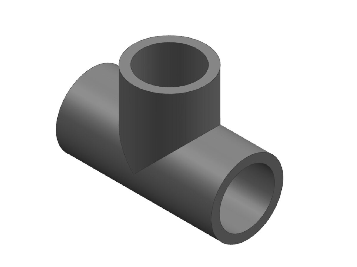 reece Schedule 80 PVC-U Plain Female Tee 15mm