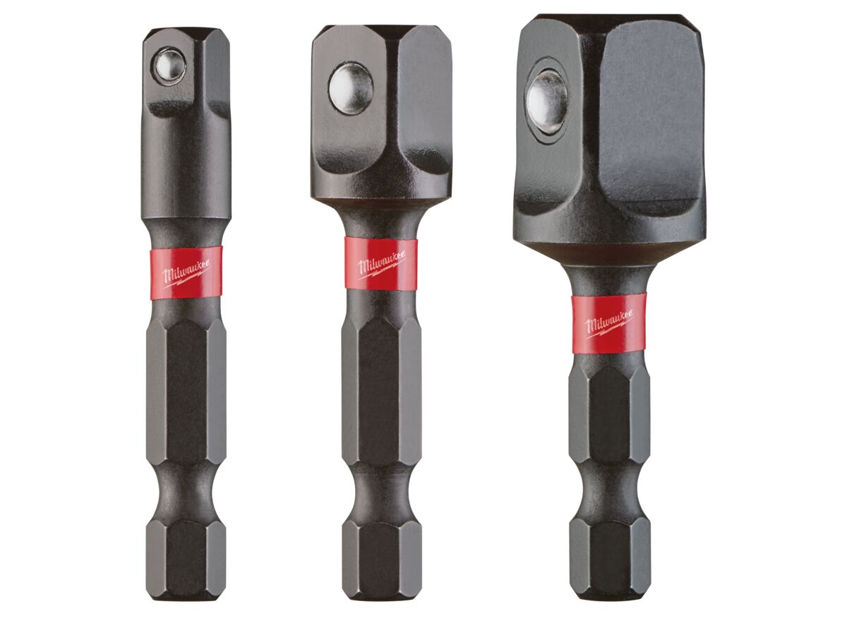 reece Shockwave Socket Adapter Set 1/4" - 3/8" & 1/2