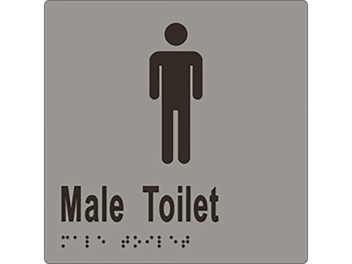 reece Sign Braille Male Wc Stainless Steel