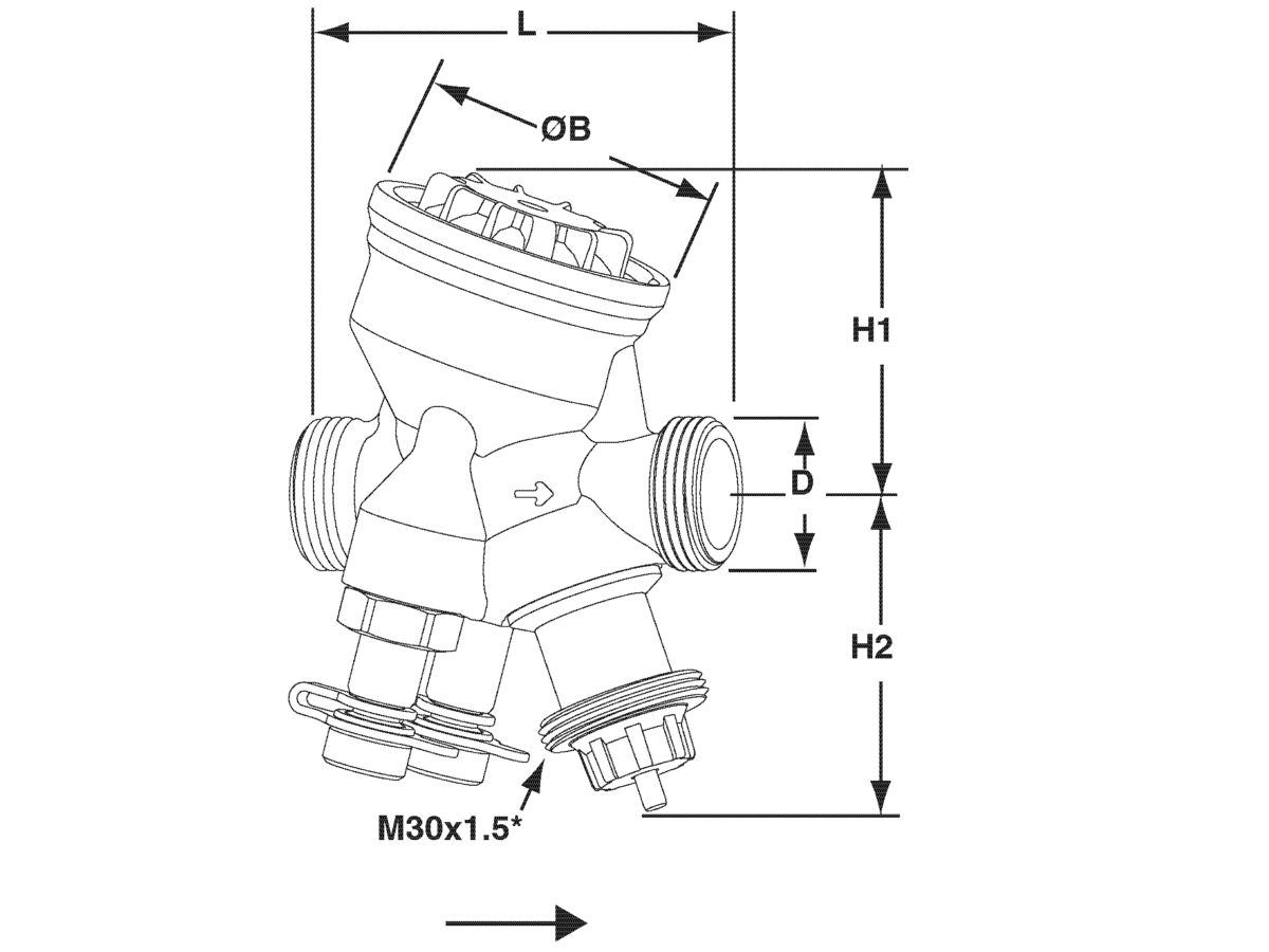 Reece TA Hydronics Compact P 10mm