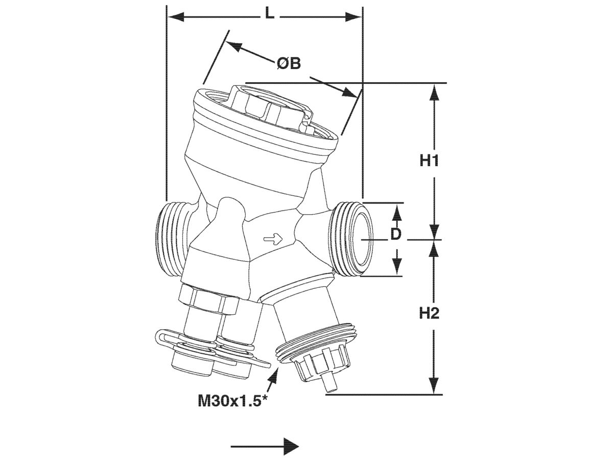 Reece TA Hydronics Modulator DN 25mm