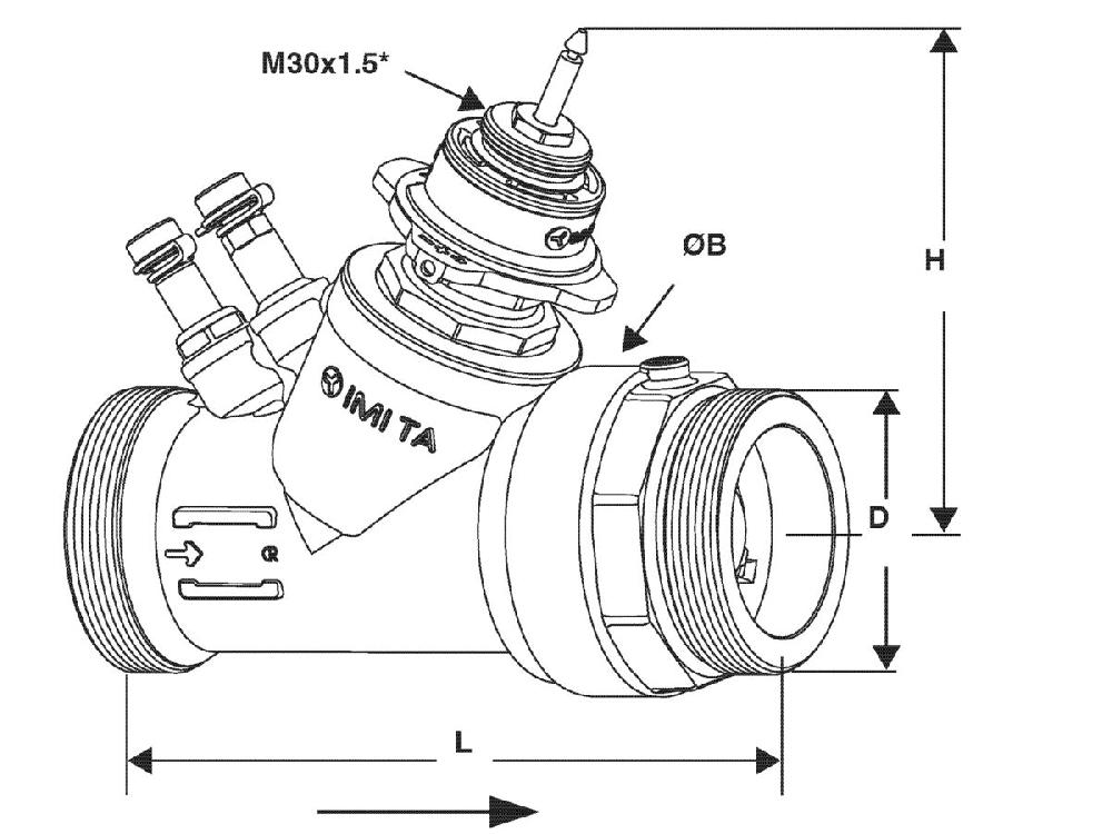 Reece TA Hydronics Modulator DN 50mm