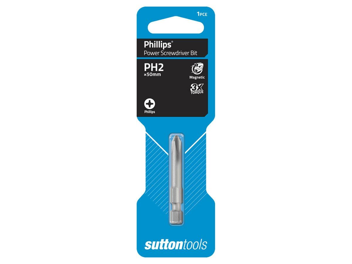 reece Tek Phillips Bit #2 x 50mm Single End (Card 2)