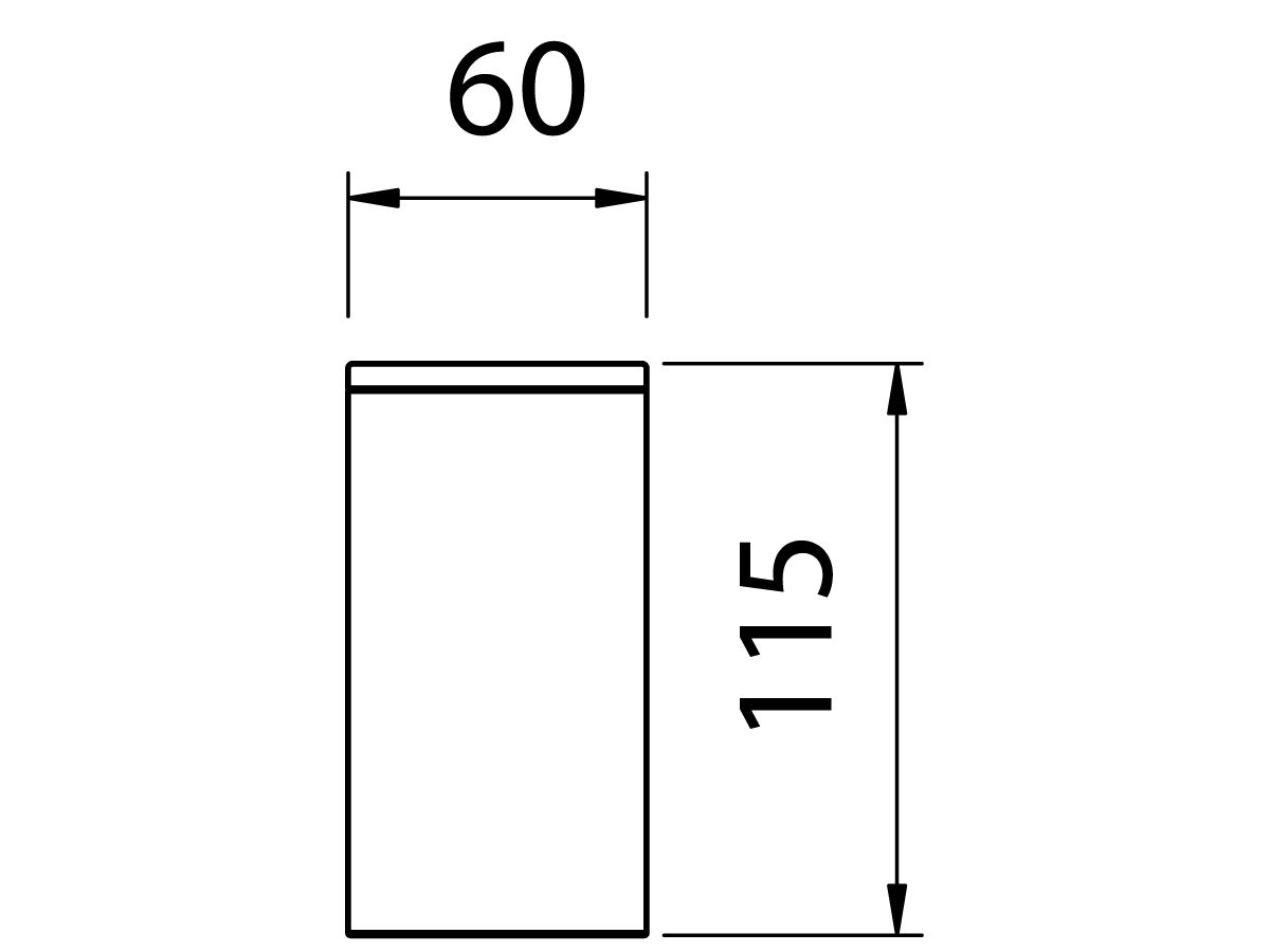 Reece Teknobili Loop Wall Mount Tumbler Chrome