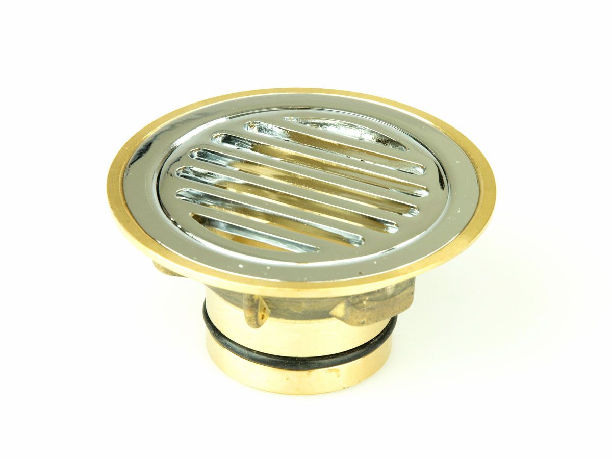reece Vinyl Floor Waste PVC 50mm Chrome Complete