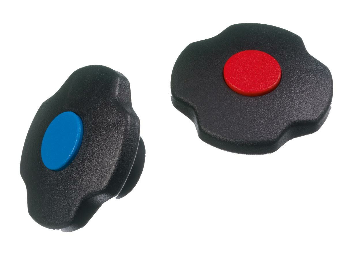 reece Refco Digimon Manifold Knob Set Blue & Red (Pack 2)