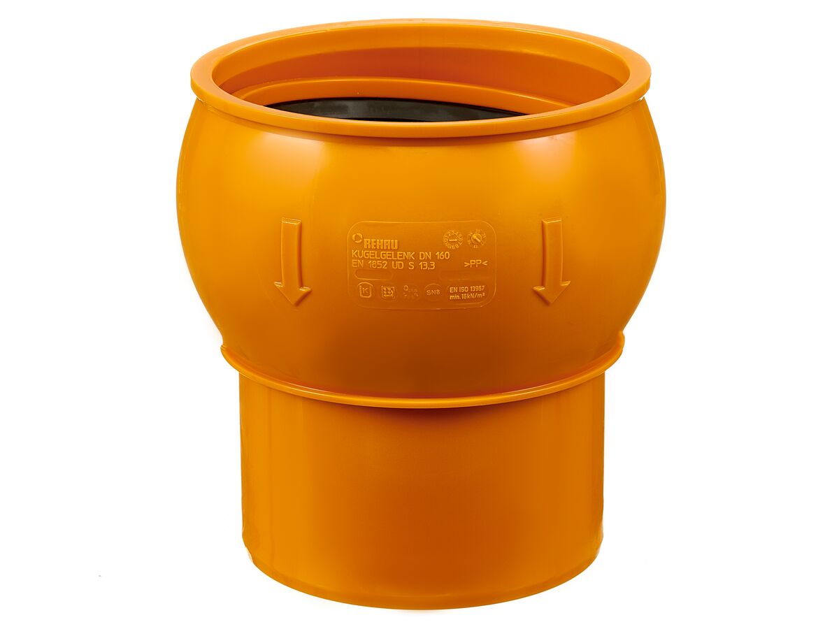 reece REHAU AWADUCT Ball Joint Socket x Spigot 160mm