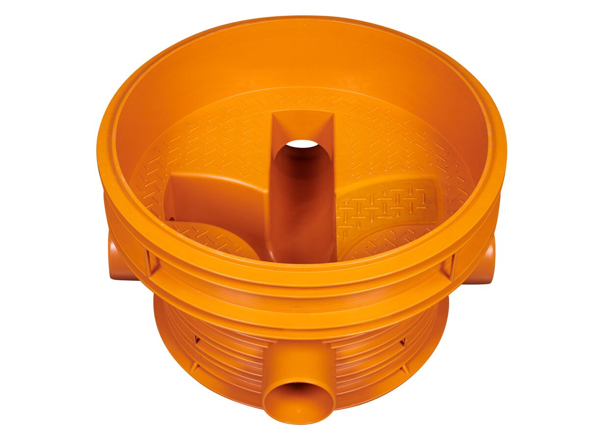 reece Rehau Awashaft PP Chamber Base 800/160mm (ML 90 Degree)