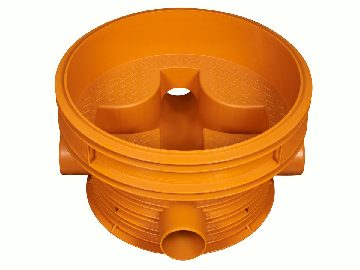 reece Rehau Awashaft PP Chamber Base 800/160mm (RML 90 Degree)