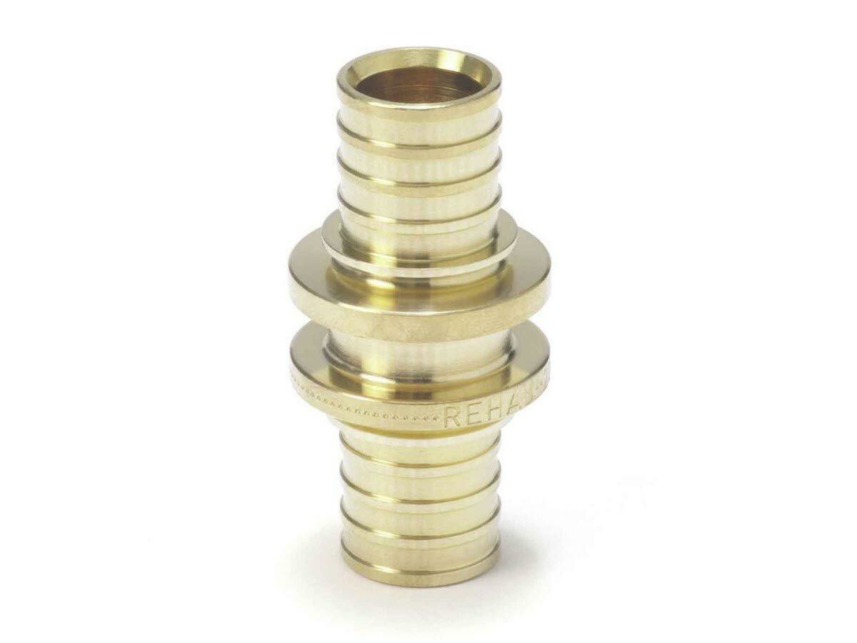 reece Rehau Rautitan Brass No.1 Straight Coupling 63mm